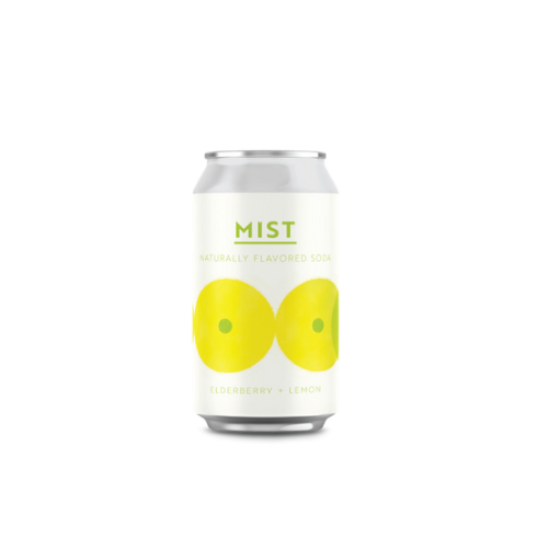 mist craft soda elderberry lemon